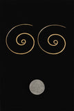 Hammered Signature Swirl Earrings