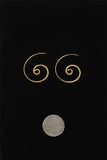 Hammered Signature Swirl Earrings