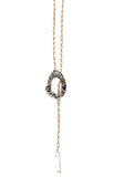Agate Crystal Lariat