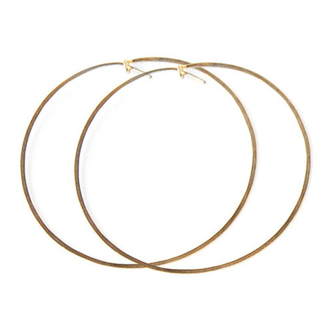 Shape Earrings: Front Hoop