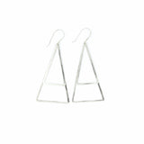 Shape Earrings: Double Thin Triangle