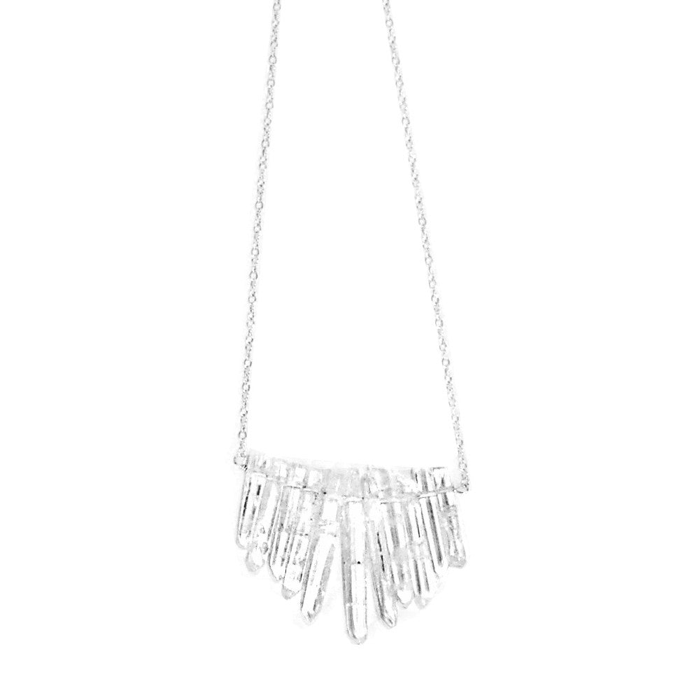 Raw Gems: Crystal Gem Chain Necklace Raw Gems: Crystal Gem Chain Necklace
