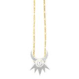 Astral Crown Necklace - Mixed Metals