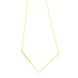 Chevron Necklace, Single