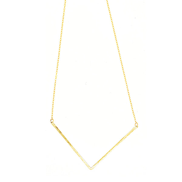 Chevron Necklace, Single