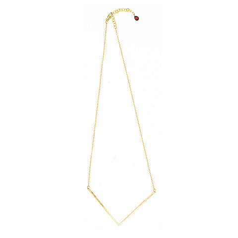 Chevron Necklace, Single