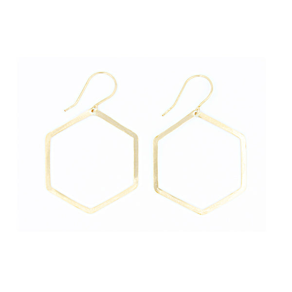 Shape Earring: Hexagon