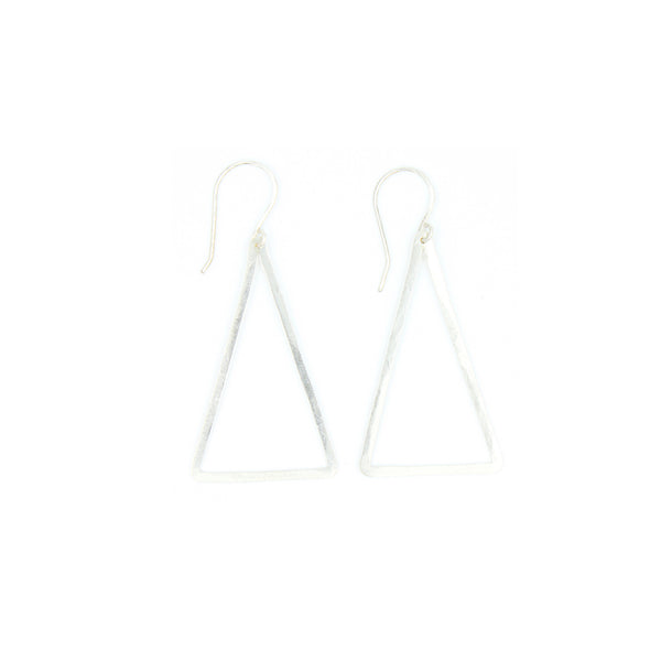 Shape Earrings: Thin Triangle