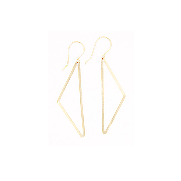 Shape Earring: Half Diamond