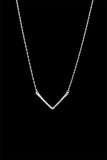 Chevron Necklace, Small Single