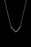 Chevron Necklace, Small Single