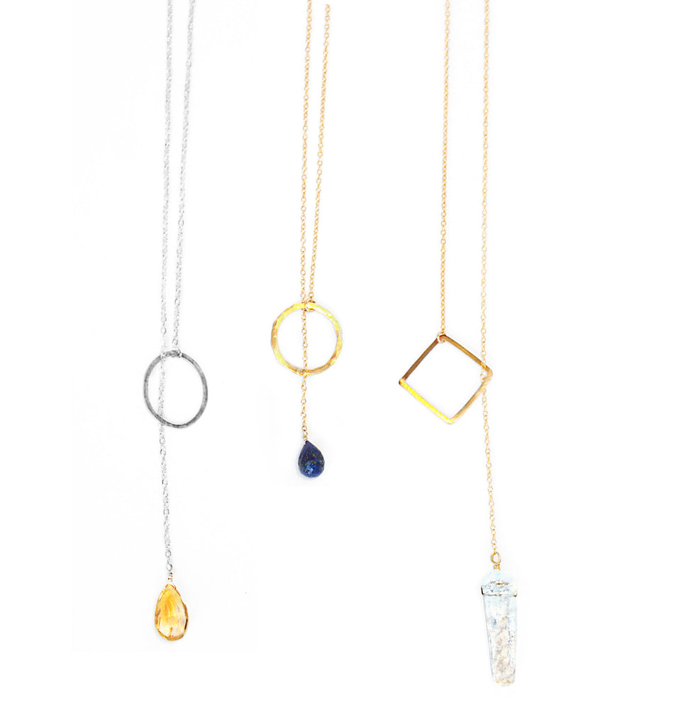 Gemstone Lariats Gemstone Lariats