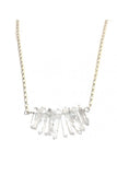 Raw Gems: Crystal Gem Chain Necklace