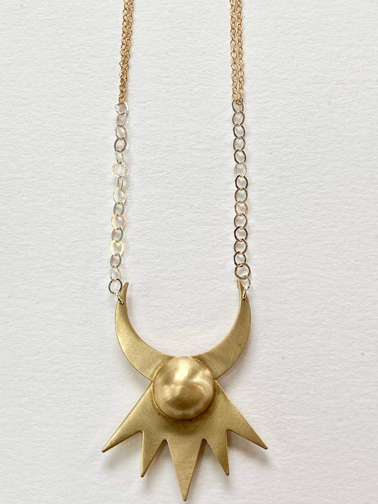 Astral Crown Necklace: Mixed Metals Astral Crown Necklace: Mixed Metals