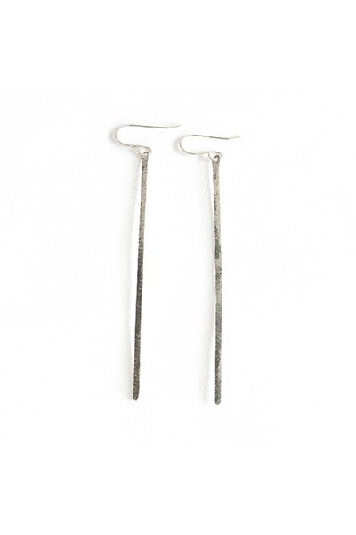 Hammered Bar Earrings