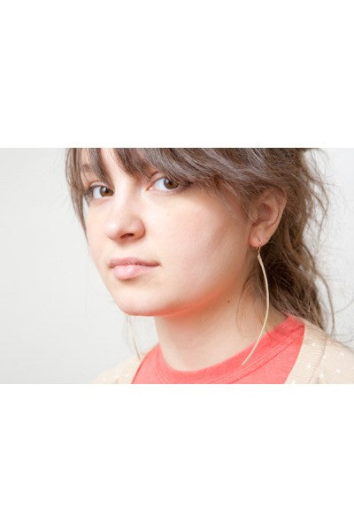 Hammered Bar Earrings