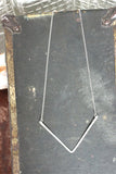 Chevron Necklace, Single