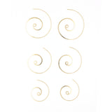 Hammered Signature Swirl Earrings