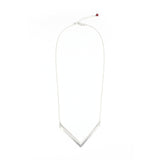 Chevron Necklace, Large Triple