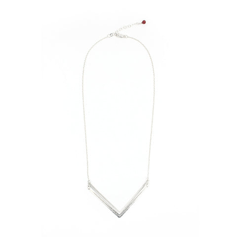 Chevron Necklace, Large Triple