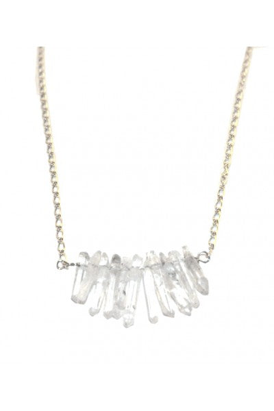 Raw Gems: Crystal Gem Chain Necklace – Jessica DeCarlo New York