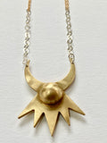 Astral Crown Necklace: Mixed Metals
